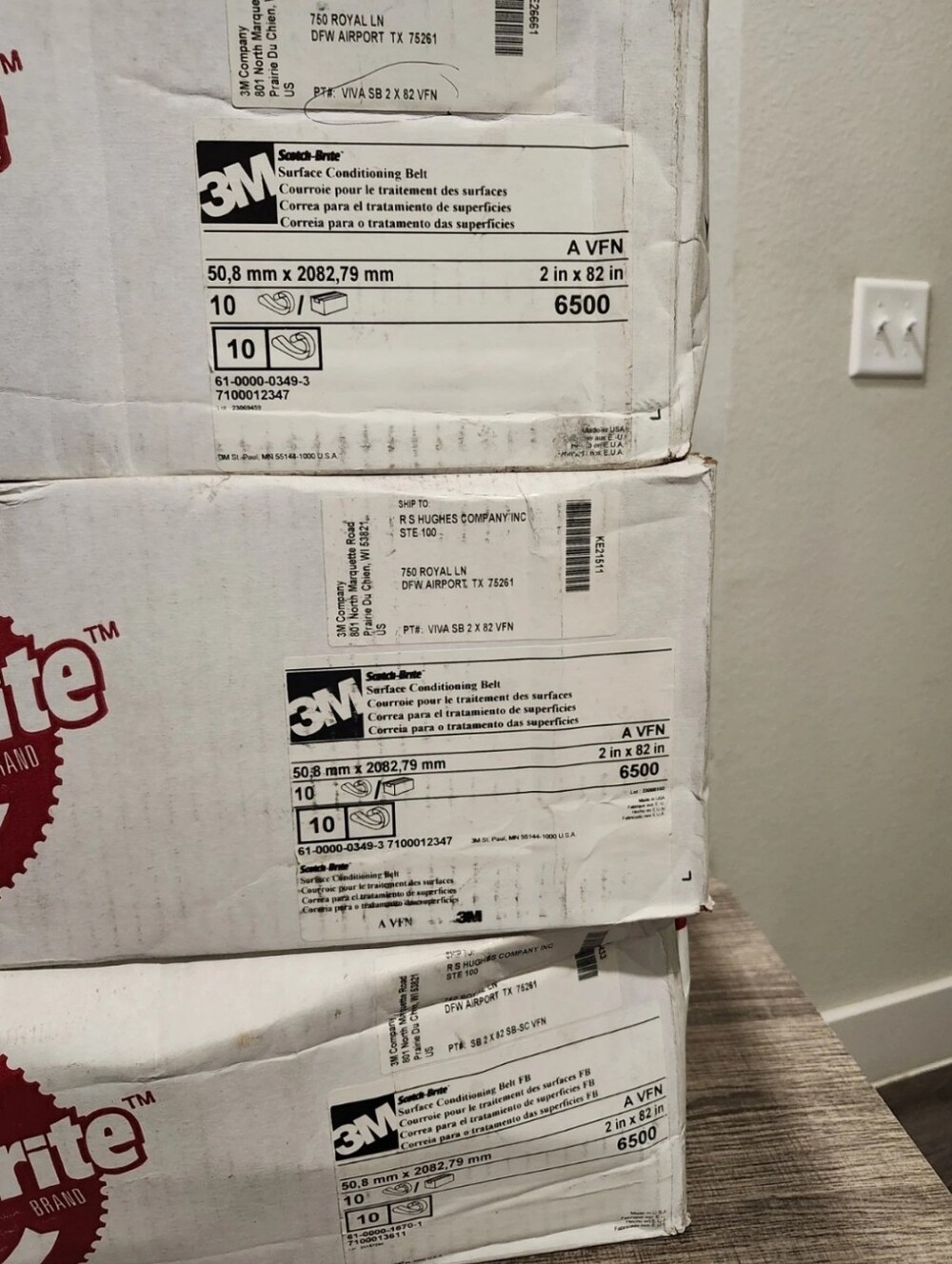 surface conditioning belt ls 2 in x 82 in 10 count per box